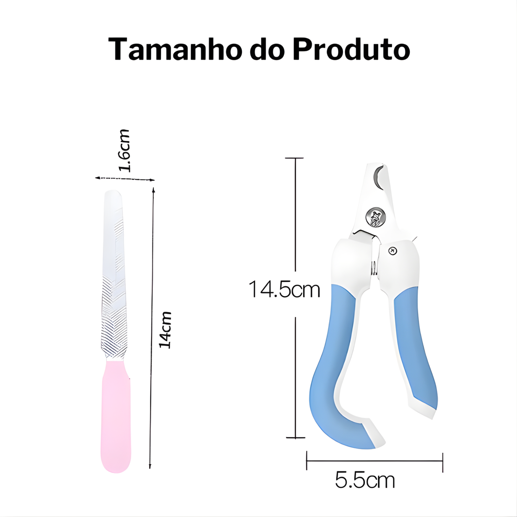 Kit Higiene Pet 4 em 1 | Pelos, Unhas e Cuidados Completos