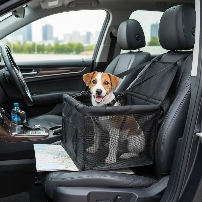 Cadeira..PRETA Luxo Pet Carro Cachorros e Gatos para Raças pequenas e médias ate 12 kgs ) Automóve